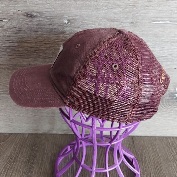 Carhartt Women's Buffalo Baseball Cap - Burgundy - Picture 4 of 7